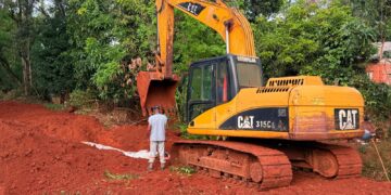 Prefeitura de Campo Mourão inicia implantação de rede de drenagem no Distrito de Piquirivaí