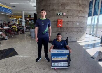 Atletas paradesportivos de Campo Mourão participam do Camping Escolar Paralímpico em São Paulo