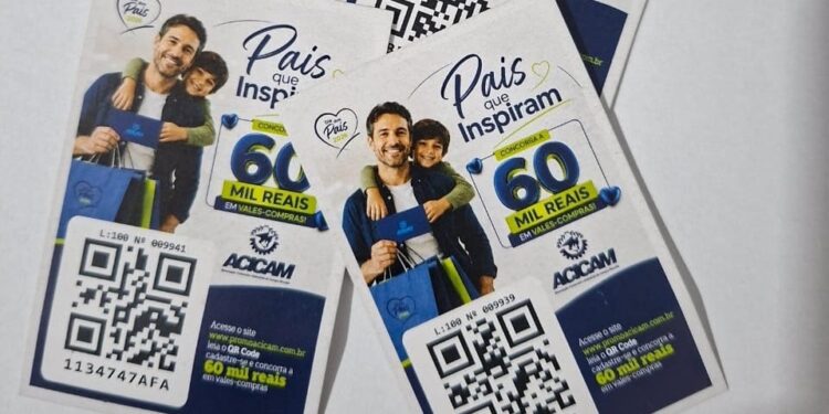 Acicam: Último prazo para cadastrar os cupons do Dia dos Pais