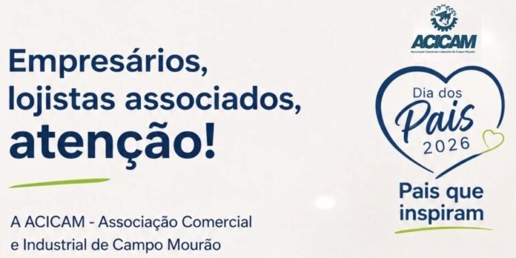 Dia dos Pais: R$ 60 mil em 31 vales compras no comércio de Campo Mourão