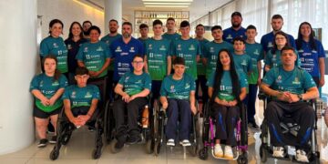 Paradesporto de Campo Mourão participa do Meeting Paralímpico Loterias Caixa em São Paulo