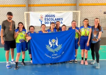Campo Mourão conquista medalha de bronze no basquete para pessoas com deficiência intelectual nos JEPS