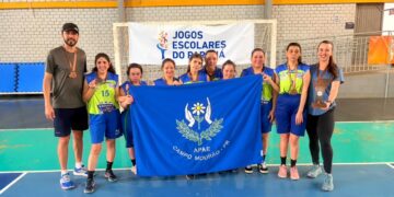 Campo Mourão conquista medalha de bronze no basquete para pessoas com deficiência intelectual nos JEPS