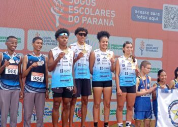 Atletismo de Campo Mourão conquista títulos gerais masculino e feminino nos 76º Jogos Escolares do Paraná