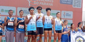 Atletismo de Campo Mourão conquista títulos gerais masculino e feminino nos 76º Jogos Escolares do Paraná