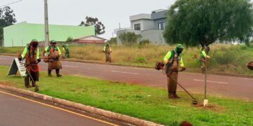 Prefeitura intensifica ações de limpeza urbana e combate a focos de doenças em Campo Mourão