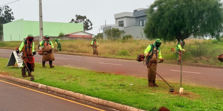 Prefeitura intensifica ações de limpeza urbana e combate a focos de doenças em Campo Mourão