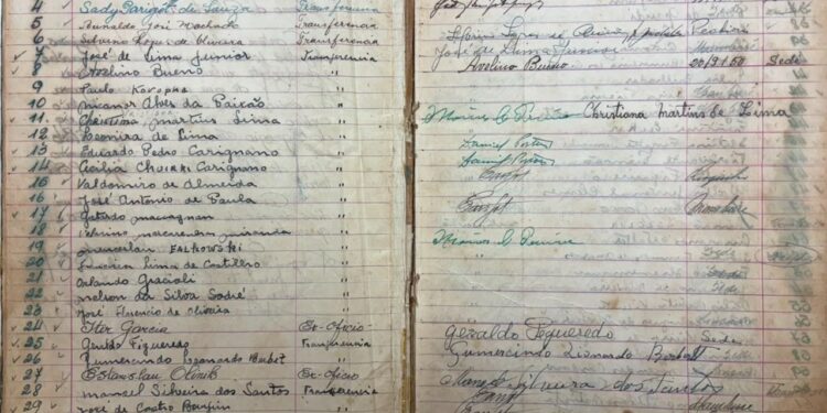 Secretaria de Cultura recebe livro histórico com registro dos primeiros eleitores de Campo Mourão