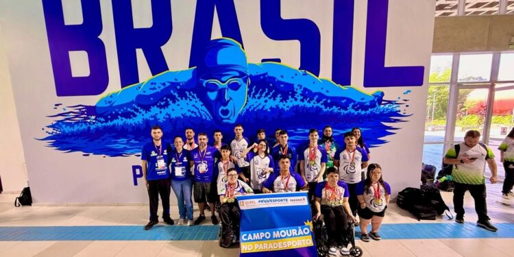 Campo Mourão conquista 49 medalhas no Meeting Paralímpico Loterias Caixa, em São Paulo