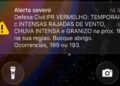 Defesa Civil orienta população sobre como agir durante alertas de tempestades e eventos adversos