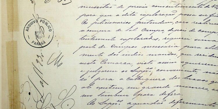 Antes da Cidade: documentos de 1873 revelam os Campos de Mourão no Paraná Imperial