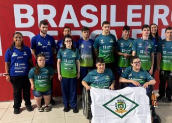 Atletas paradesportivos de Campo Mourão conquistam medalhas no Campeonato Brasileiro de Jovens de Natação